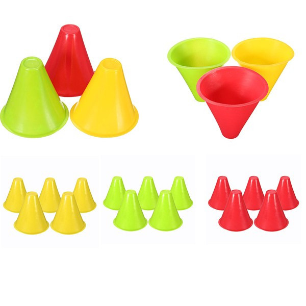 Hot selling Delicate Human-figure Agility Training Marker Slaloting Marking Cones Slalom Skate Pile Cup Football Soccer Space Tr