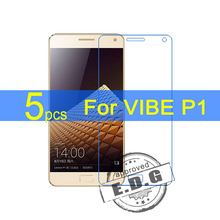 5pcs Ultra Clear LCD Screen Protector Film Cover For Lenovo VIBE P1 protective Film + cloth