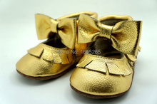 New 29 colors fringe bow Genuine Leather Baby Moccasins soft Baby Shoes First Walker Chaussure Bebe