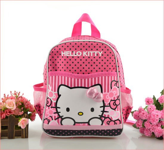 mini hello kitty cartoom school backpack (4)