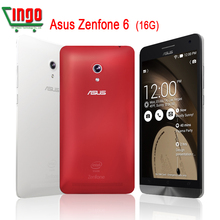 Original Asus ZenFone 6 Mobile Phone Intel Z2580 Dual Core 2 0GHz Android 4 3 Cell