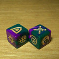 Free shipping Exclusive NEW 2pcs 16mm 6 sided D6 different picture dice for board game and