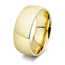 18K gold filled rings for men and women wedding and engagement ring stainless steel alianca