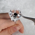 Crystal Lashes Glue Holder Ring Adhesive Pallet Perfect for Professional 3D Fake Eyelashes Extension Essential Tool