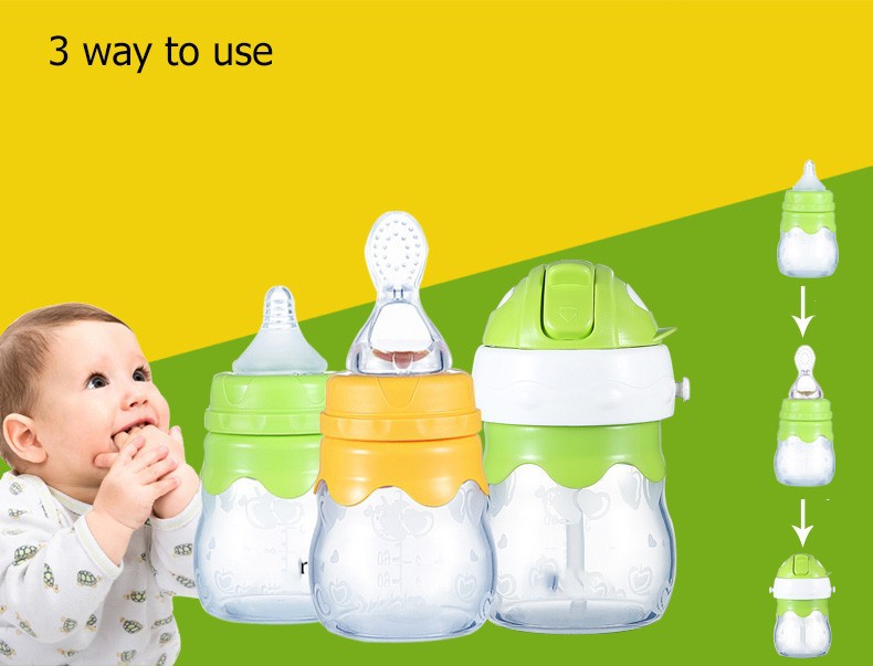 2015 New Baby Bottle Feeding ,Polypropylene Ultimate Slow Flow Anantara Silicone Bottle Biberon