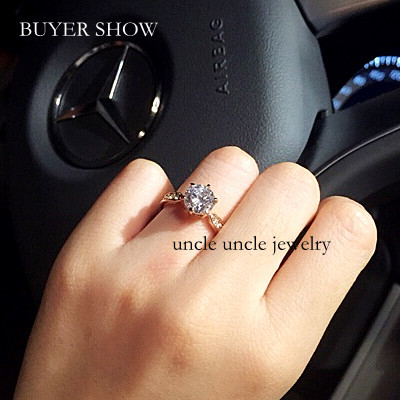 Rose gold engagement rings 18k