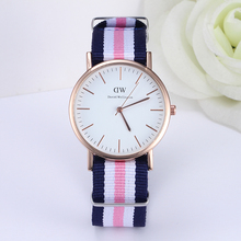 New Lovers Nylon Strap Sports Watches Women Fashion Casual Unisex Quartz Watch Men Luxury Brand Rose Gold Wristwatch reloj mujer