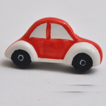 8pcs bus car series Ceramic knob for Kids Children Room cartoon Cabinet Drawer Pull knobs Handle