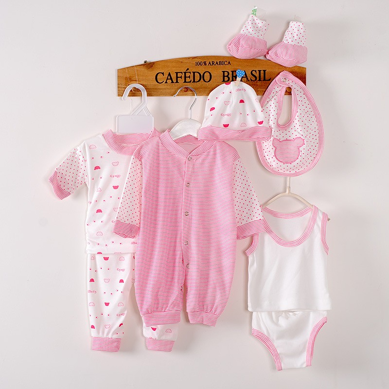 8-Pieces-Baby-gift-set-0-3-months-newborn-clothes-Unisex-Baby-s-Sets-for-girls