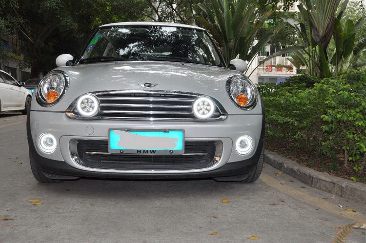 L M Mini Cooper Led Rally Driving Drl Halo Ring Angel