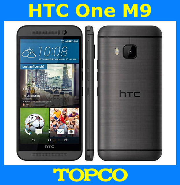 HTC One M9 Оригинальный Разблокирована GSM 3 Г и 4 Г Android Octa-core ОПЕРАТИВНАЯ ПАМЯТЬ 3 ГБ Мобильного Телефона 5.0 "WIFI GPS 20MP 32 ГБ dropshipping