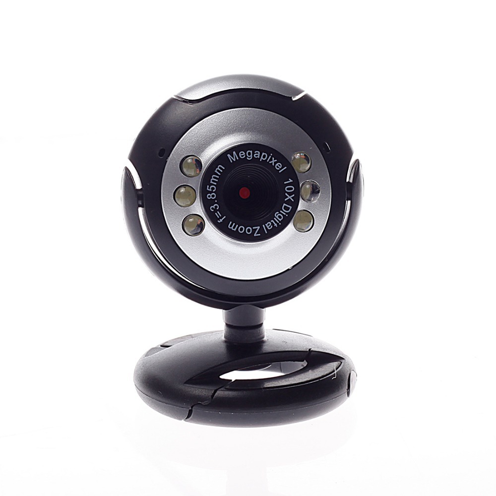 6led Pc Camera With Mic Can Taking Photos Hd Webcam Camera And Mic Web