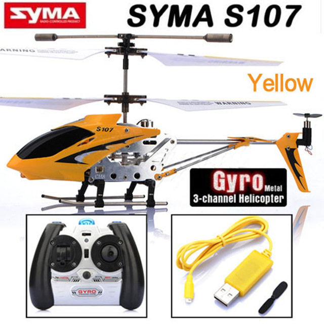 Горячие Продажа Syma S107g 3.5 Канала Мини Крытый Co-Axial Металлический Вертолет встроенный Гироскоп