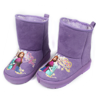 Эльза дети снегоступы зима обувь девочек мех мода лодыжки принцесса зима загрузки для детей туфли-botas пункт Ninas ботт маленький Fille