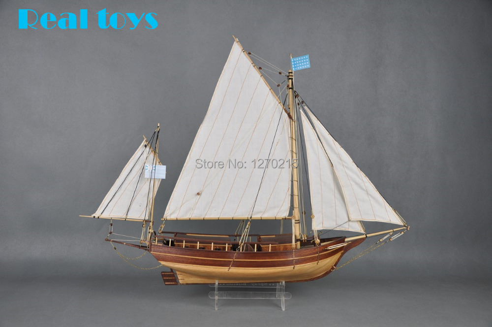 wooden sail boat Ship model kits the SPARY Boston modern sailing boat 