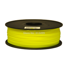 Synkia brand Fluorescent Green 3D Printer Filaments PLA 1kg plastic Rubber Consumables for 3d Pen MakerBot