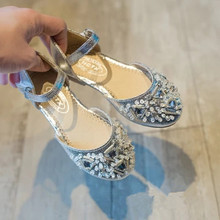 Summer style 2016 sweet children beach sandal Mouse girls shoes buckle slipper jelly shoes diamond dance shoes for girls B-641