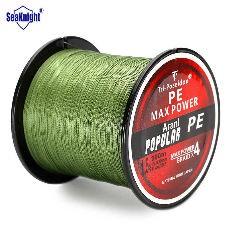 aliexpress buy seaknight brand triposeidon series 300m 330yards pe braided fishing line 4 aliexpress buy seaknight brand triposeidon series 300m 330yards pe braided fishing line 4
