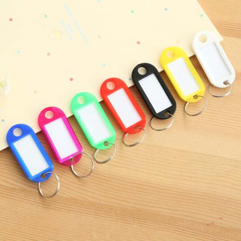 12Pcs/Lot Newly Multicolour Durable Key Card Classification Tag
