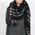 Za Brand Winter Scarf Women 2015 Tartan Plaid New Designer Unisex Acrylic Basic Shawl Wrap Female
