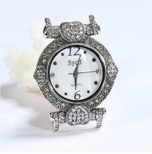 Auténtica plata de ley 925, plata tailandesa que restaura maneras antiguas ms reloj de lujo, reloj de cuarzo