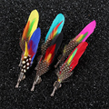 New fashion men feathers brooch flower lapel pin suit boutonniere fabric button brooches pins for Wedding
