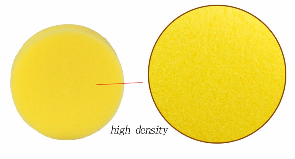 212pcs high density waxing sponge dedicated car waxing sponge round sponge Clean Car Glass