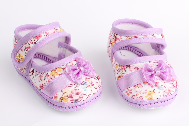Retail Girls flowers baby toddler shoes 11cm 12cm 13cm spring autumn children footwear first walkers for