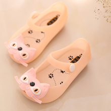 Mini Melissa brand kids Sandals 2015 New Plain rain boots For girl Summer Jelly Little Children