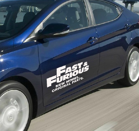 car styling fast furious reflective car door stickers and car styling fast furious reflective car door stickers and