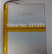 3669110 Free shipping+New 7.4V6Ah 6000mah large-capacity ultra-thin MID tablet battery 3.6*138*110 Rechargeable batteries