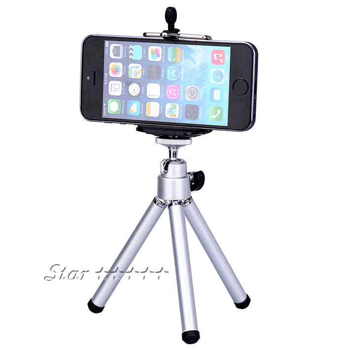 Smartphone Tripod Mount + Universal Holder Standard Phone TriPod