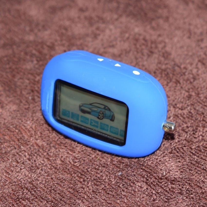 Starline B92 lcd remote controller silicone case Blue