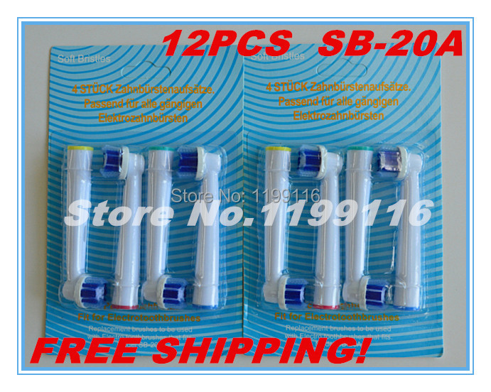 12 pcsx   -  Braun oral-b B SB-20A / EB20-4    -  