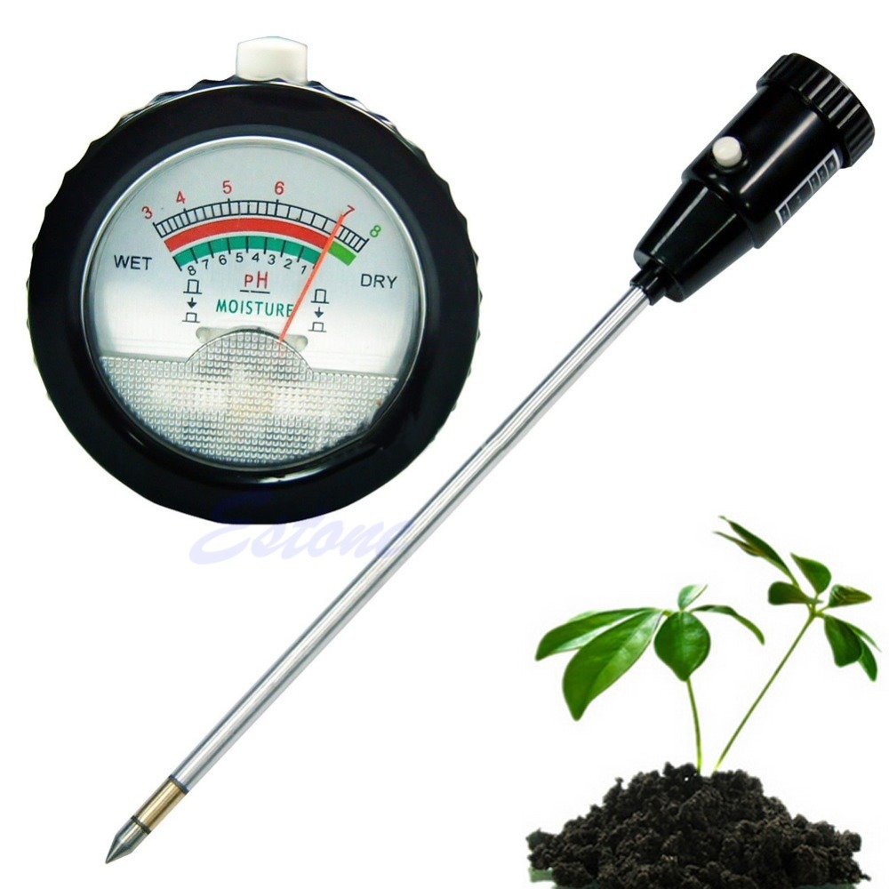 A96 Free Shipping Long Water Quality Plants Soil PH Moisture Meter Tester Hydroponics Analyzer