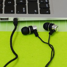Universal MP3/mp4 Roping Stereo 3.5mm Subwoofer Earphone In Ear Headphone Earbud
