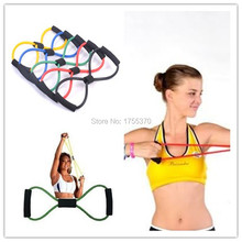 Resistance Bands Training Bands Tube Workout Exercise For Yoga 8 shaped Chest Developer Body Building Fitness