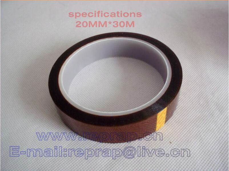 20mm The reprap 3d printer high temperature polyimide adhesive tape