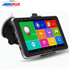 7 inch Capacitive Car GPS Navigation Android 4.4.2 Bluetooth WIFI MT8127 Quad Core 16GB Vehicle gps navigator Navitel Europe map
