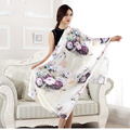 High Fashion Scarves Women Vintage Autumn Large Scarf Echarpe Foulard Female Shawls and Scarves Silk 175