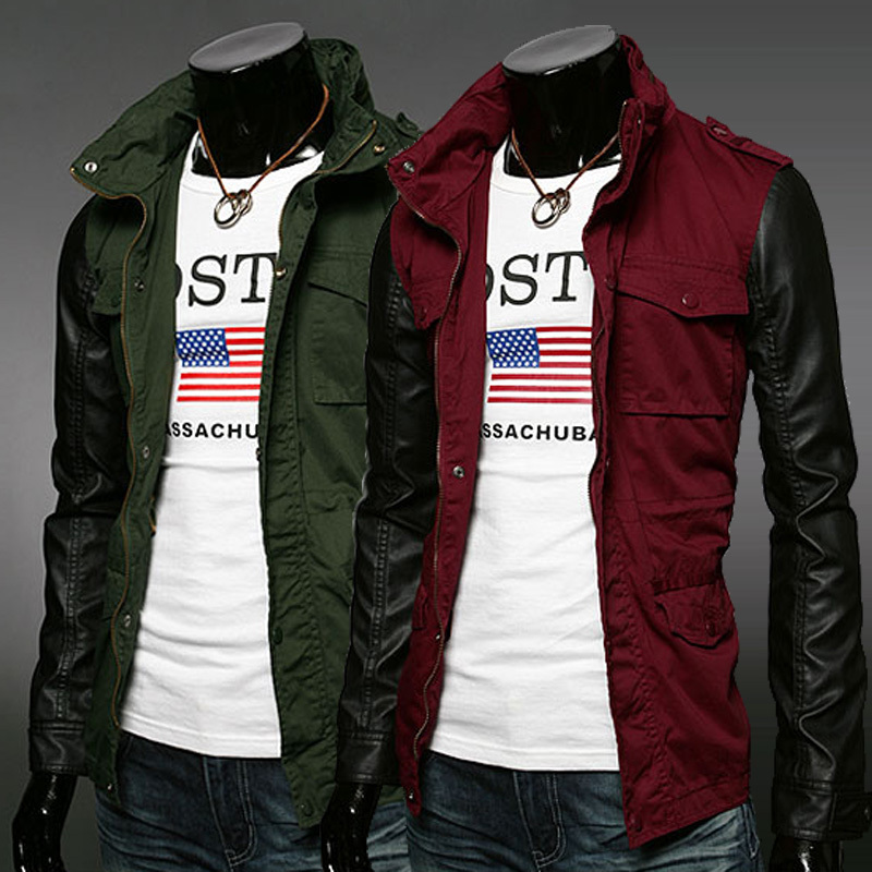 tops 2015 new hot mens jackets cotton outwear men\'...