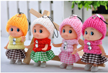 1PCS NEW Kids Toys Soft Interactive Baby Dolls Toy Mini Doll For girls and boys Free Shipping
