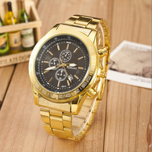 2015 quartz gold watch men luxury brand top rose golden watches women ladies female clock male