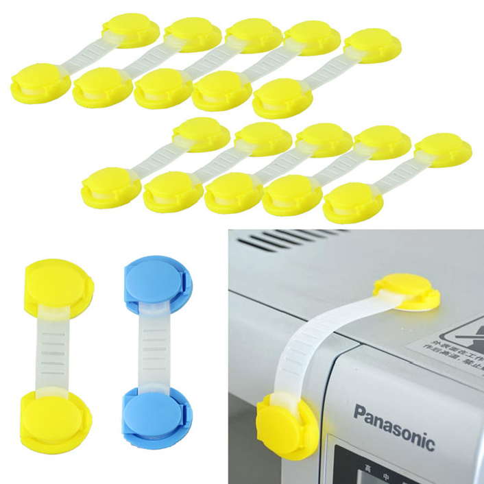 Attractive Hot 10pcs lot baby Safety Drawer Locks Baby Safety Door Drawer Lock June 16