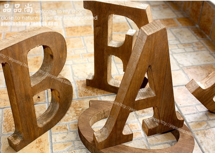 Online kopen Wholesale grote houten letters uit China grote houten