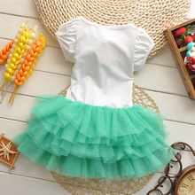 Summer Style Girls Dress Hello Kitty Cartoon Wings Tutu Dress Bow Veil Dresses For Girls Children