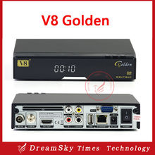 2016 new arrival openbox v8 golden+1pcs wifi dvb-s2+c+t2 youtube powervu iptv satellite receiver