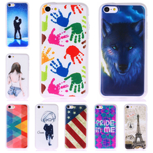 Hot 10 style High quality Soft TPU Color Printing Back Cover Case For iphone 5c cover 4.0″ Mobile Phone Skin