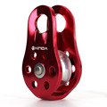 1pcs Outdoor Sports 20KN 2000kg Red Equipment Mountain Climbing Rope Pulley Arborist Tree Rappelling Sheaves Rock