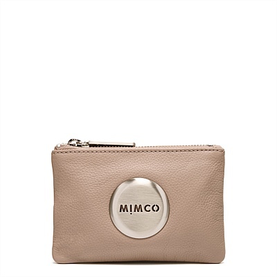 FREESHIPPING MIMCO BALSA SOFT LEATHER SILVER BADGE...